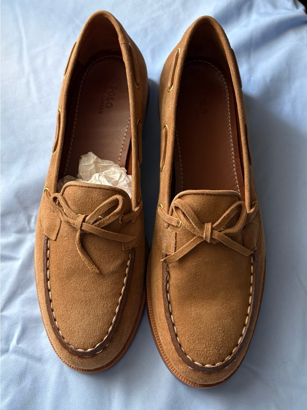 Polo by Ralph Lauren Brown Suede Loafers